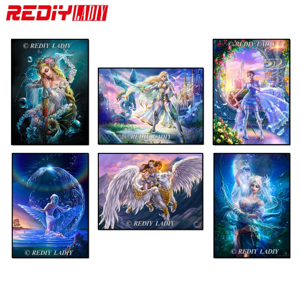 REDIY LADIY Full Square Diamond Mosaic Fairy Angel Diamond Painting Embroidery Cross Stitch Rhinestone Painting Home Decor Gift 
REDIY LADIY Full Square Diamond Mosaic Fairy Angel Diamond Painting Embroidery Cross Stitch Rhinestone Painting Home Decor Gift