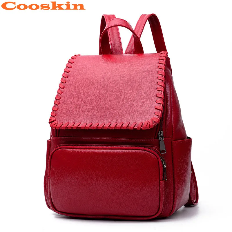 Red Black Blue PU Leather Backpack 2017 New Style Casual Fashion Travel Backpack Female Backpack
Red Black Blue PU Leather Backpack 2017 New Style Casual Fashion Travel Backpack Female Backpack