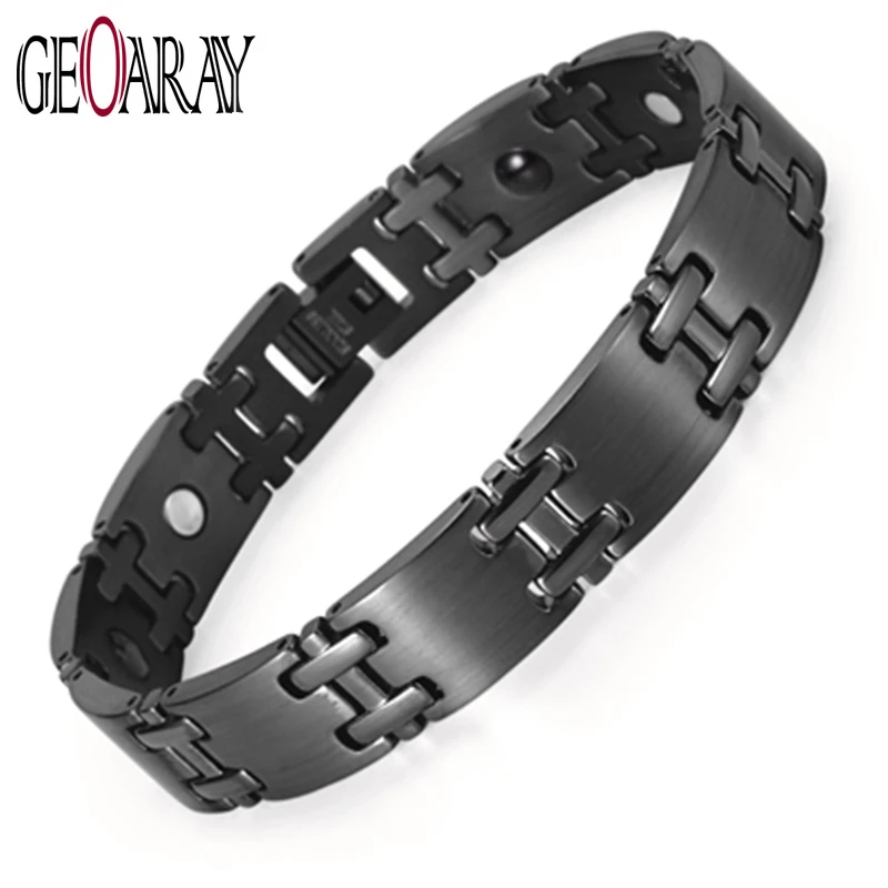 Health Care Elements Magnetic Bracelets Bangle Healing Magnetic Bracelet Men Woman Black Stainless Steel Jewelry Hand Chain
Health Care Elements Magnetic Bracelets Bangle Healing Magnetic Bracelet Men Woman Black Stainless Steel Jewelry Hand Chain