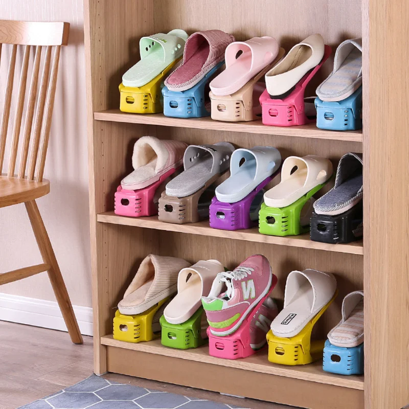 Modern Shoe Rack Double Shoes Organizer Shoe box Cabinet Stand Plastic Shelf for Storage Woman Sandal Dropshipping Range Shoes
Modern Shoe Rack Double Shoes Organizer Shoe box Cabinet Stand Plastic Shelf for Storage Woman Sandal Dropshipping Range Shoes