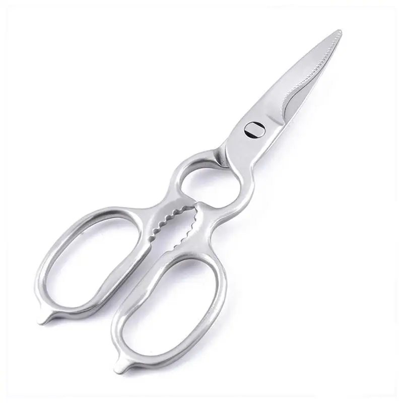 

Kitchen Multi Functional Scissors Shears Smooth Radian Design Poultry Cutting Tools For Poultry Seafood Scallop Herb Scissoring