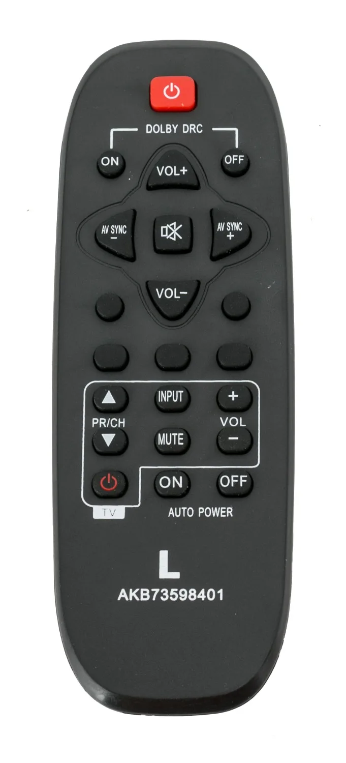 New Remote Control AKB73598401 fits for LG Soundbar NB2022A NB2030A NB2020A Sound Bar Audio System
New Remote Control AKB73598401 fits for LG Soundbar NB2022A NB2030A NB2020A Sound Bar Audio System