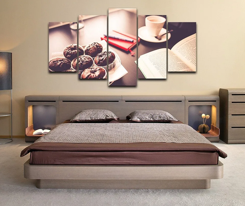 Canvas HD Prints Pictures Wall Art Frame 5 Pieces Coffee Cake Painting Modular Leisurely Afternoon Tea Time Kitchen Decor Poster
Canvas HD Prints Pictures Wall Art Frame 5 Pieces Coffee Cake Painting Modular Leisurely Afternoon Tea Time Kitchen Decor Poster
