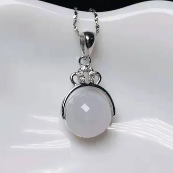 S925 Silver Jewelry Drop Shipping Natural Jade Beads Pendant Necklace Lucky Amulet Necklace Jadetite Jewelry For Woman Men Gift
S925 Silver Jewelry Drop Shipping Natural Jade Beads Pendant Necklace Lucky Amulet Necklace Jadetite Jewelry For Woman Men Gift