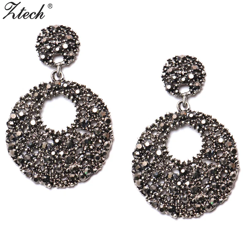 Ztech Luxury Vintage Big Round Earring Drop Earrings for Women Crystal Female Christmas Gift Statement Maxi Jewelry
Ztech Luxury Vintage Big Round Earring Drop Earrings for Women Crystal Female Christmas Gift Statement Maxi Jewelry
