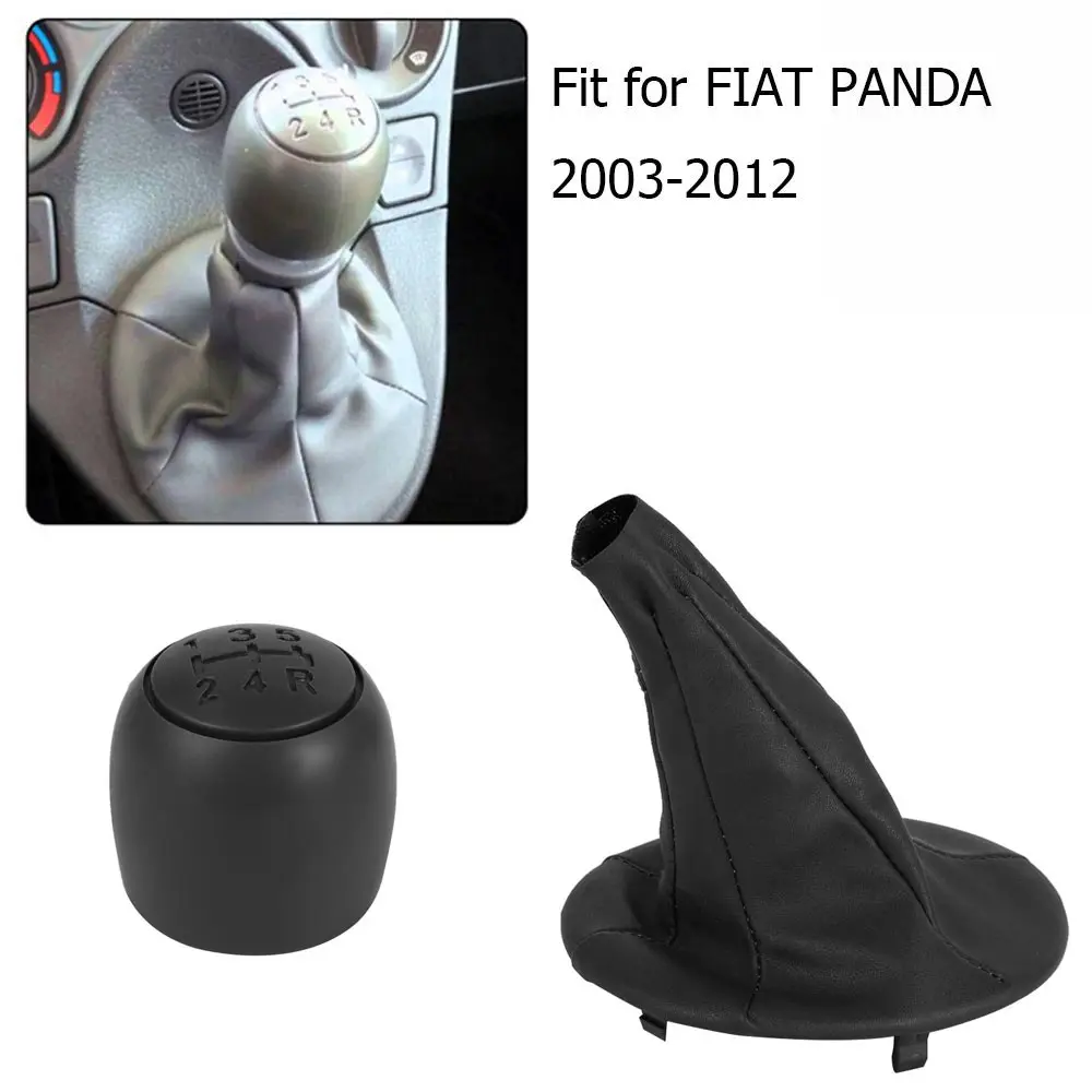 Practical 5 Speed Car Gear Shift Knob with PU Leather Gaiter Boots Cover for FIAT PANDA 2003-2012 Car Interior Accessories
Practical 5 Speed Car Gear Shift Knob with PU Leather Gaiter Boots Cover for FIAT PANDA 2003-2012 Car Interior Accessories