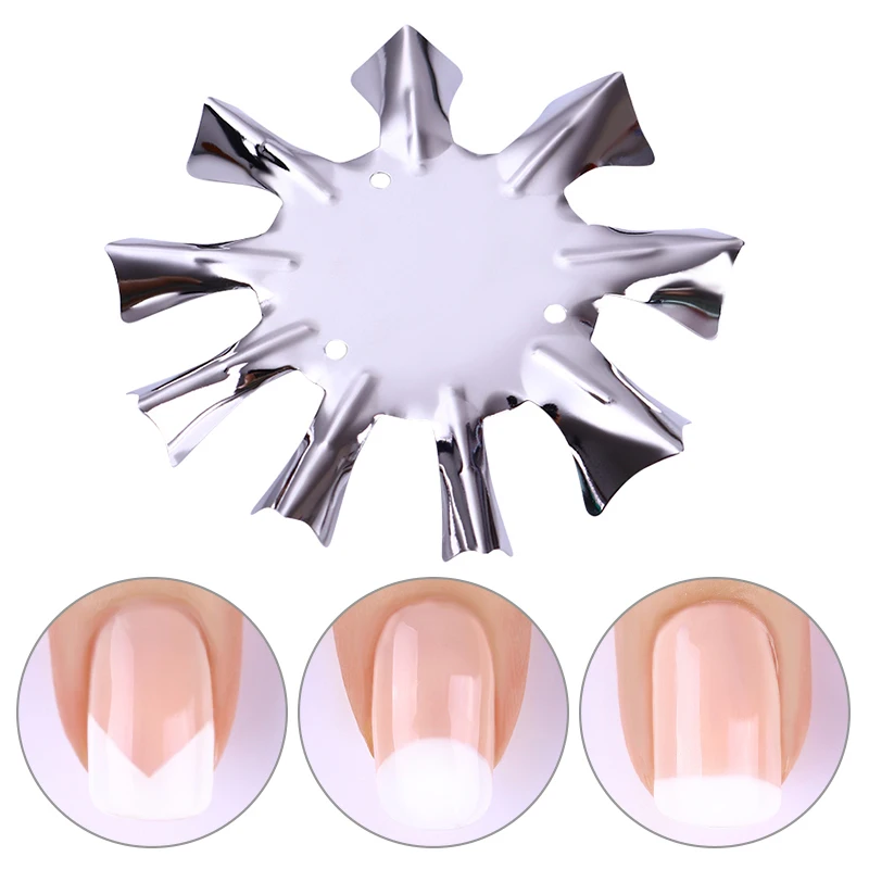 Easy French Line Edge Cutter Stencil Trimmer Smile Moon Multi-size Nail Template Manicure Nail Art Styling Tools Stainless Steel
Easy French Line Edge Cutter Stencil Trimmer Smile Moon Multi-size Nail Template Manicure Nail Art Styling Tools Stainless Steel
