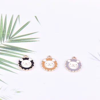 10pcs/lot Cut Lion Animal Enamel Charms Fashion Jewelry Earring DIY Making Charms Gold Color
10pcs/lot Cut Lion Animal Enamel Charms Fashion Jewelry Earring DIY Making Charms Gold Color