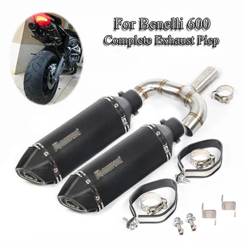 Slip On Motorcycle Exhaust Muffler Pipe Mid Connect Link Pipe + Exhaust Mufffler Tail Pipe For Benelli 600 Under Seat Modified
Slip On Motorcycle Exhaust Muffler Pipe Mid Connect Link Pipe + Exhaust Mufffler Tail Pipe For Benelli 600 Under Seat Modified