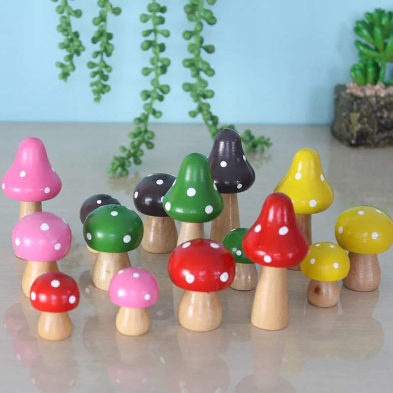 3pcs/Set Mini Wooden Mushroom Ornaments DIY Crafts Home Children Room Desk Decoration Accessories Modern Miniatures Home Decor
3pcs/Set Mini Wooden Mushroom Ornaments DIY Crafts Home Children Room Desk Decoration Accessories Modern Miniatures Home Decor