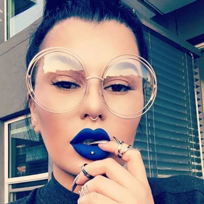 Brand Designer Oversize Glasses Frame Retro Vintage Clear Lens Optical Eyeglasses Large Round Eyewear Oculos de grau femininos
Brand Designer Oversize Glasses Frame Retro Vintage Clear Lens Optical Eyeglasses Large Round Eyewear Oculos de grau femininos