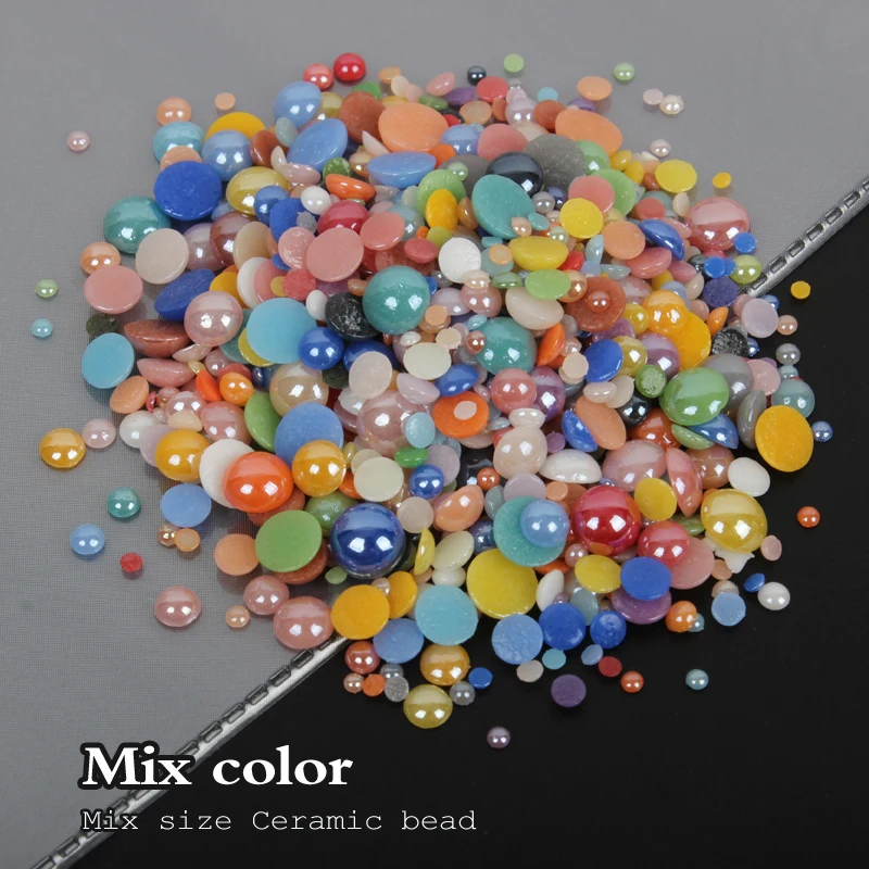 Free shipping 1000pcs/lot Mix Colors Sizes Ceramic Beads Half Round Flatback Pearl 2mm-6mm mixed to glue DIY Nails Art Garmen
Free shipping 1000pcs/lot Mix Colors Sizes Ceramic Beads Half Round Flatback Pearl 2mm-6mm mixed to glue DIY Nails Art Garmen