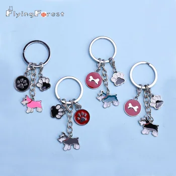 2019 DIY Women Fashion Schnauzer dog Tag key Car Key Chain For Pet Lovers Dog Animal Charms Keyring Men Female Metal pendants
2019 DIY Women Fashion Schnauzer dog Tag key Car Key Chain For Pet Lovers Dog Animal Charms Keyring Men Female Metal pendants