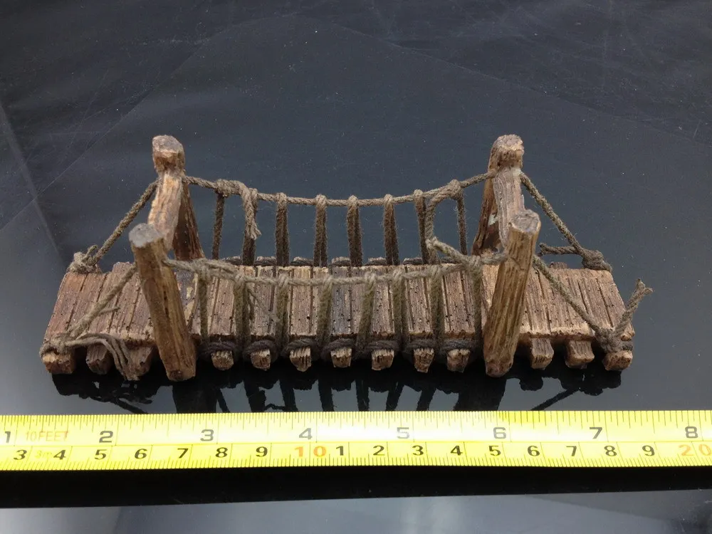 QL006 1pcs Model Train Railway Suspension Bridge Drawbridge 1:87 HO OO Scale Layout Miniature
QL006 1pcs Model Train Railway Suspension Bridge Drawbridge 1:87 HO OO Scale Layout Miniature