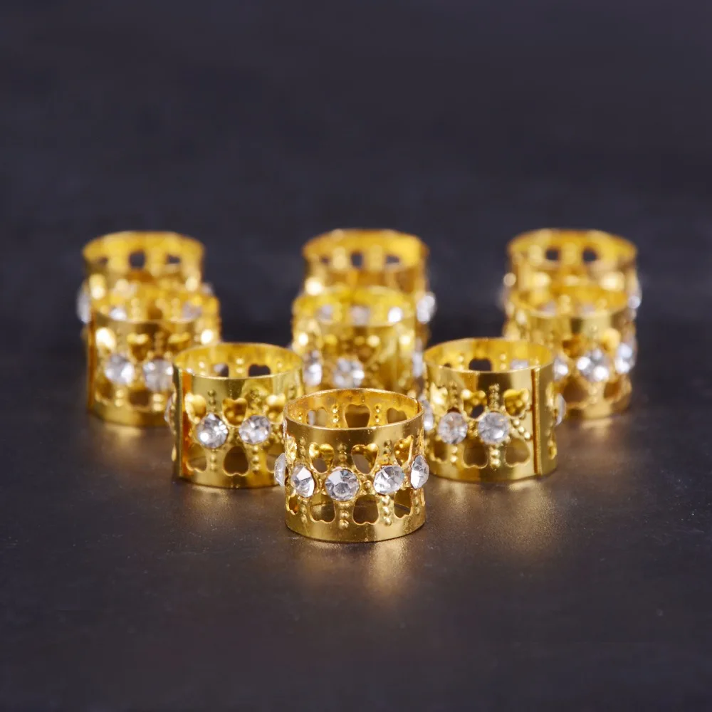 50pcs Gold Rhinestone Hair Dread Braids Dreadlock Beads Adjustable Braid Cuffs Clip Heart Shape Hair Extension Tool Jewelry 13mm
50pcs Gold Rhinestone Hair Dread Braids Dreadlock Beads Adjustable Braid Cuffs Clip Heart Shape Hair Extension Tool Jewelry 13mm