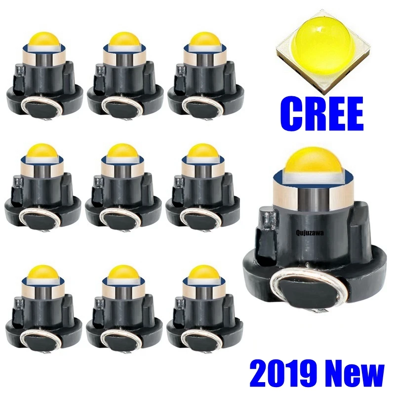 10pcs T3 T4.2 T4.7 Cree Chips LED Bulb Car Dashboard Warning Indicator Light Instrument Cluster Lamp white red blue yellow green
10pcs T3 T4.2 T4.7 Cree Chips LED Bulb Car Dashboard Warning Indicator Light Instrument Cluster Lamp white red blue yellow green