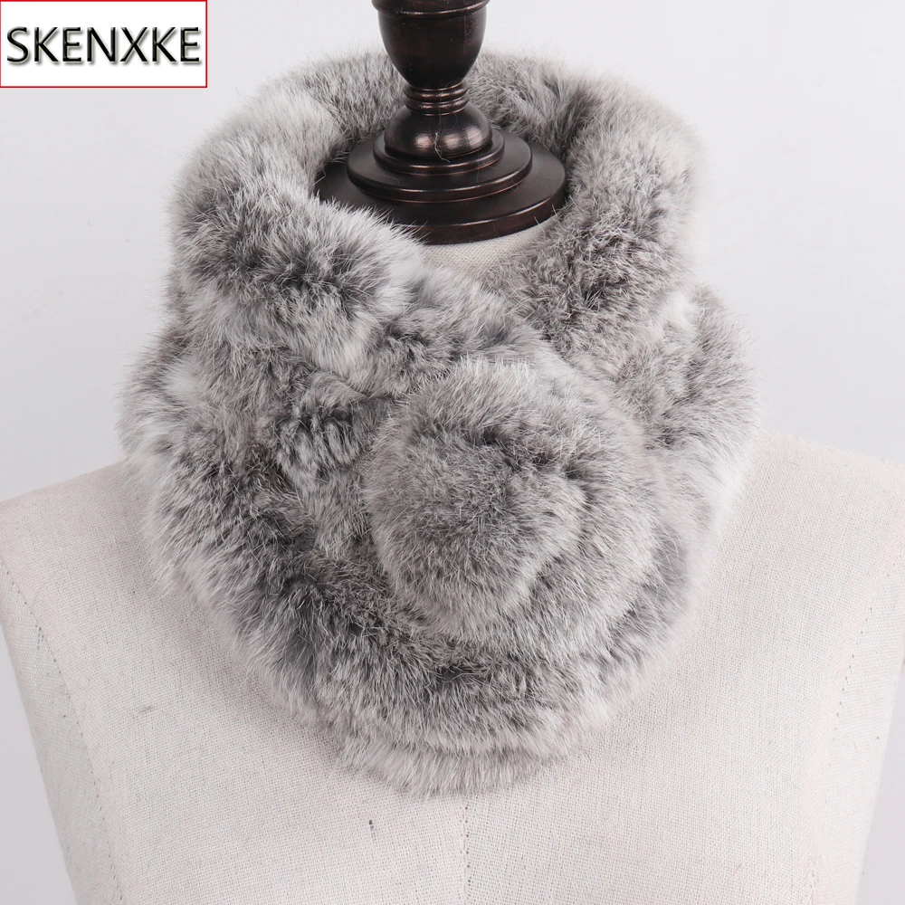 2019 New Russian Women 100% Natural Fur Scarf Winter Ladies Warm Real Rabbit Fur Muffler Knit Fluffy Pompoms Genuine Fur Scarves
2019 New Russian Women 100% Natural Fur Scarf Winter Ladies Warm Real Rabbit Fur Muffler Knit Fluffy Pompoms Genuine Fur Scarves