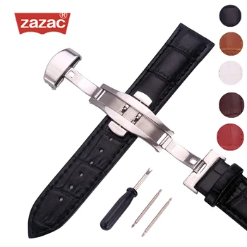 Watchband 14 16 18mm 19MM 20mm 21MM 22mm 24mm Soft Calf Genuine Leather Watch Strap Alligator Grain Watch Band for Tissot Seiko
Watchband 14 16 18mm 19MM 20mm 21MM 22mm 24mm Soft Calf Genuine Leather Watch Strap Alligator Grain Watch Band for Tissot Seiko