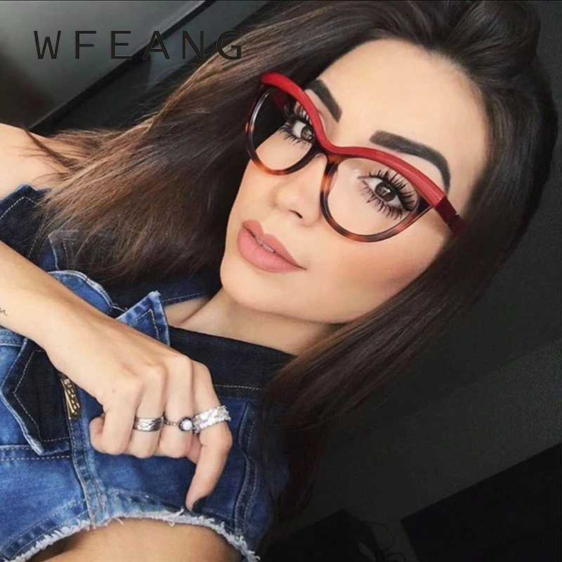 WFEANG Fashion Cat Eye Reading Eyeglasses Optical Glasses Frames 2019 New Glasses Women Frame Ultra Light Frame Clear Glasses
WFEANG Fashion Cat Eye Reading Eyeglasses Optical Glasses Frames 2019 New Glasses Women Frame Ultra Light Frame Clear Glasses
