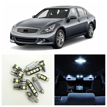 13pcs Canbus White Car LED Light Bulbs Interior Package Kit For 2007-2012 Infiniti G37 or G35 Map Dome Trunk Door Lamp
13pcs Canbus White Car LED Light Bulbs Interior Package Kit For 2007-2012 Infiniti G37 or G35 Map Dome Trunk Door Lamp