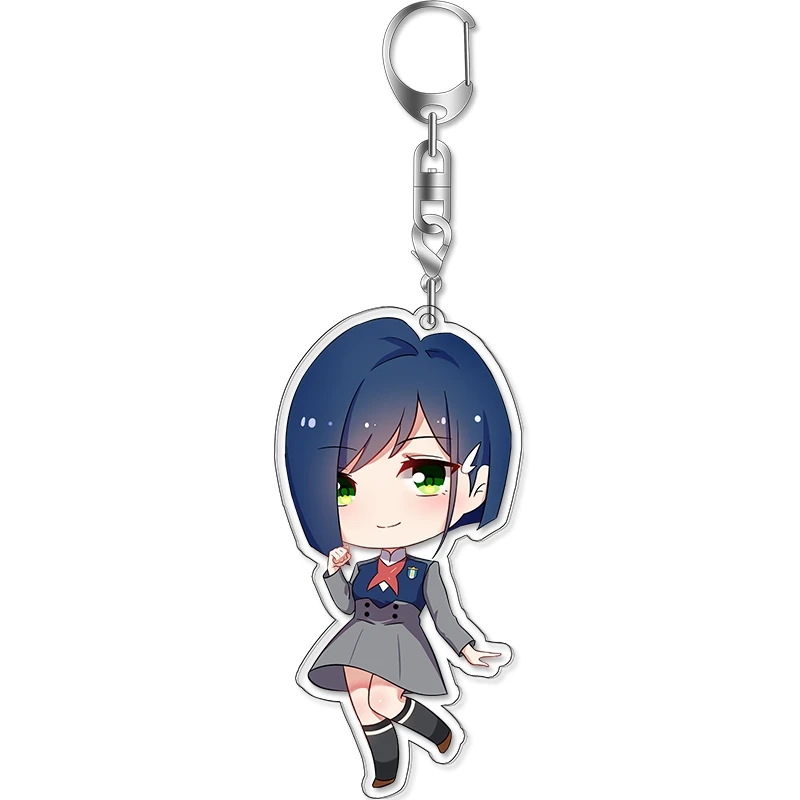 DARLING in the FRANXX DITF 02 Cute Acrylic Pendant Keychain Key Chains (2)