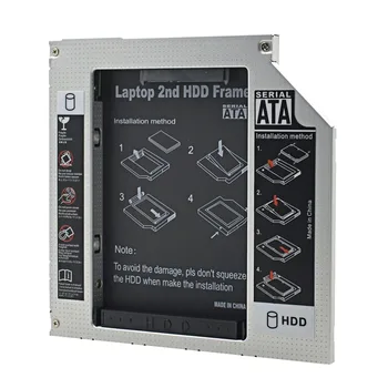 Universal Aluminum 2nd HDD Caddy 9.5mm IDE to SATA 3.0 for 2.5" SSD Case HDD Enclosure for Laptop ODD CD DVD ROM Optical Bay
Universal Aluminum 2nd HDD Caddy 9.5mm IDE to SATA 3.0 for 2.5" SSD Case HDD Enclosure for Laptop ODD CD DVD ROM Optical Bay