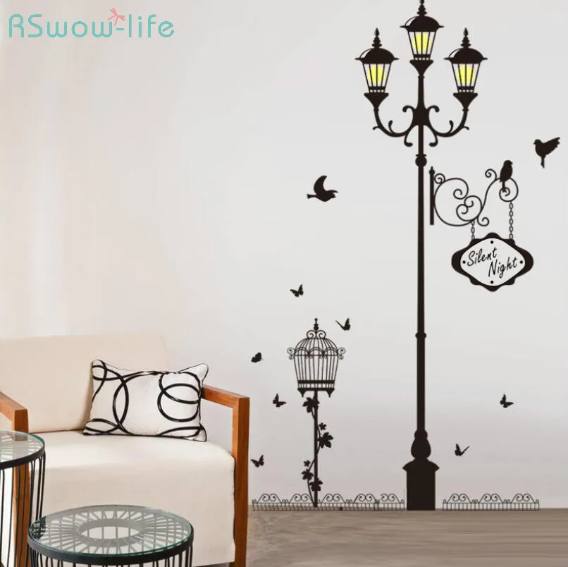 Home Decoration Stickers Creative Theme Street Light Bird Bedroom Living Room Removable Wall Sticker For Home Decor
Home Decoration Stickers Creative Theme Street Light Bird Bedroom Living Room Removable Wall Sticker For Home Decor