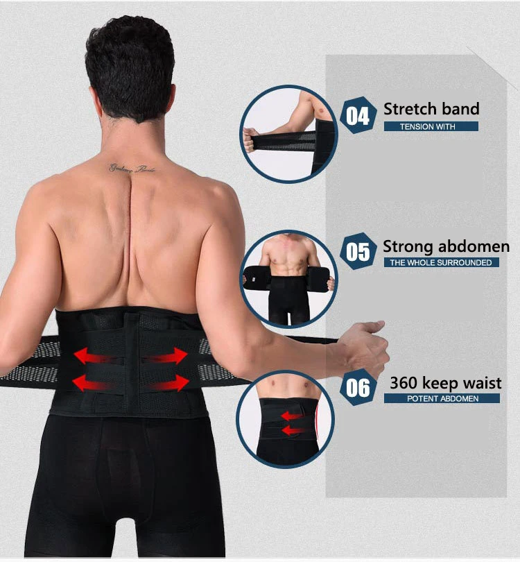 Meisou Waist Belt for Men Male New Abdomen Fat Burning Girdle Belly Body Sculpting Shaper Corset Cummerbund Tummy Slimming Belt (6)