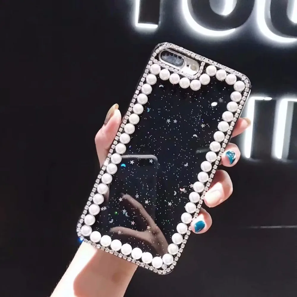 XINGDUO phone case for Samsung Note 9 8 bling Stars moon Luxury Pearl Jewelled case cover for S10 S9 S8 Plus/A8 A7 2018/M10 M20
XINGDUO phone case for Samsung Note 9 8 bling Stars moon Luxury Pearl Jewelled case cover for S10 S9 S8 Plus/A8 A7 2018/M10 M20