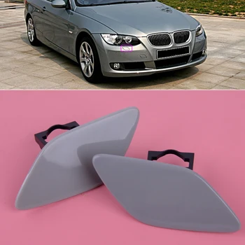 

DWCX 1 Pair Car Headlight Washer Cover Cap Lamp Flap Bumper Trim Fit For BMW 3-Series E92 Coupe E93 Convertible 328i 335i