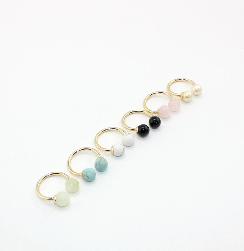 2016 new cooper coil ball rings multicolor stone beads vintage Openings ring for women
2016 new cooper coil ball rings multicolor stone beads vintage Openings ring for women