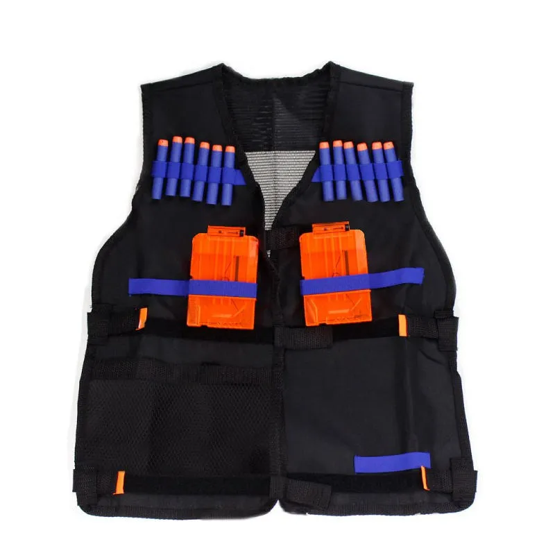 New Tactical Vest Kit Safety Vests Adjustable with Storage Closing Pockets Fit for Nerf N-Strike Elite Team Waistcoats Hot
New Tactical Vest Kit Safety Vests Adjustable with Storage Closing Pockets Fit for Nerf N-Strike Elite Team Waistcoats Hot