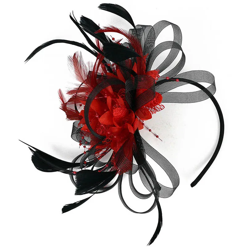 Elegant Lady Feather Fascinator Cocktail Hat Hairpins for Wedding Party Hair Clip French Mesh Veil Hair Band Hair Accessories
Elegant Lady Feather Fascinator Cocktail Hat Hairpins for Wedding Party Hair Clip French Mesh Veil Hair Band Hair Accessories