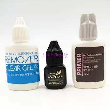 Free Shipping 5ml Black lady Glue+primer+remover set for Eyelash Extension fasting dry glue low irritation fume with Sealed Bag
Free Shipping 5ml Black lady Glue+primer+remover set for Eyelash Extension fasting dry glue low irritation fume with Sealed Bag