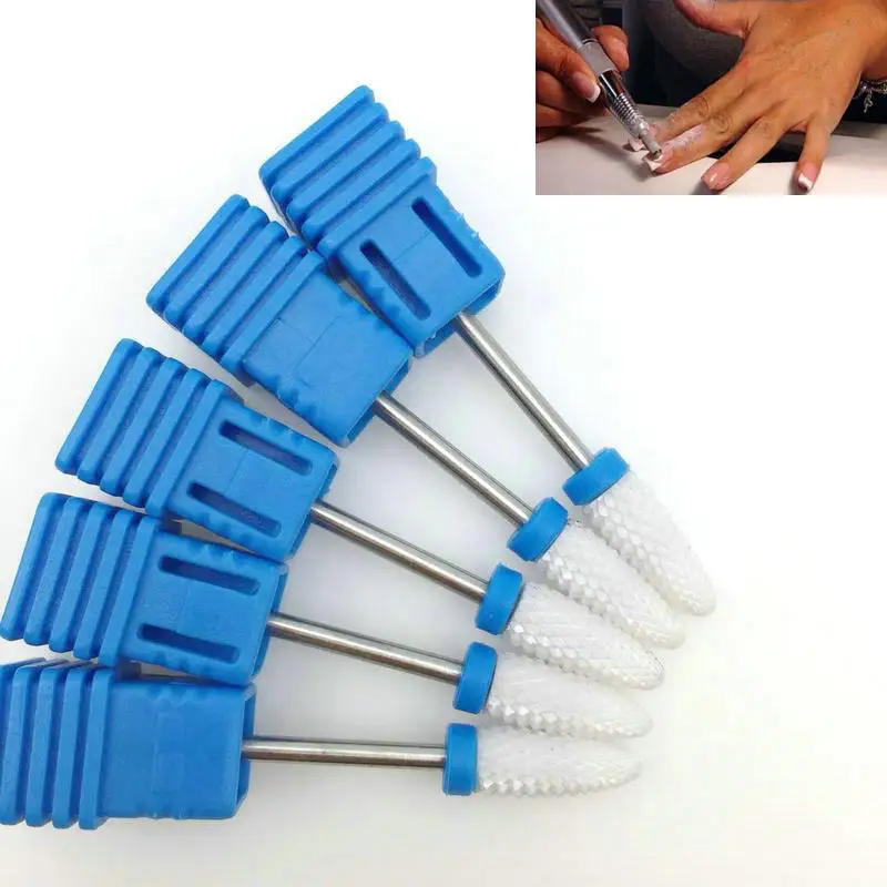 5pc/lot Ceramic Bullet Nail Art Drill Bit Milling Cutter for Electric Drill Manicure Machine Accessories Nail Files Tools
5pc/lot Ceramic Bullet Nail Art Drill Bit Milling Cutter for Electric Drill Manicure Machine Accessories Nail Files Tools