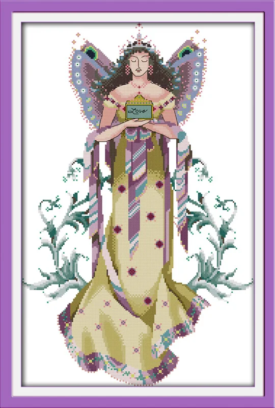 Fairy cross stitch kit people 18ct 14ct 11ct count print canvas stitches embroidery DIY handmade needlework
Fairy cross stitch kit people 18ct 14ct 11ct count print canvas stitches embroidery DIY handmade needlework