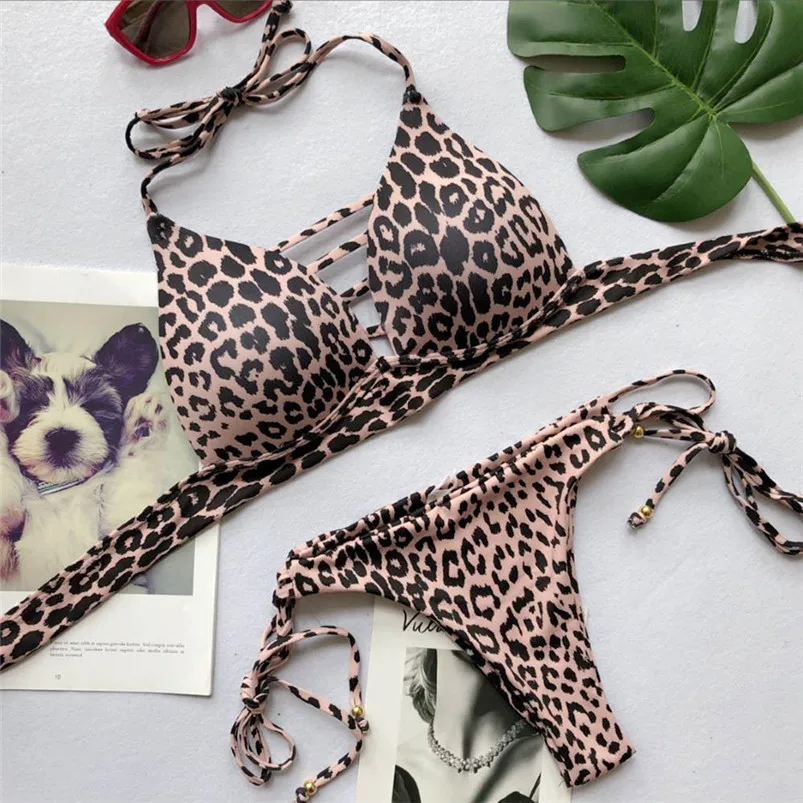 Bikini 2019 Swimwear New Women Padded Bandage Swimsuit Beachwear Bathing Push-up Swimsuit for woman Leopard Swimsuit Biquini 4qw
Bikini 2019 Swimwear New Women Padded Bandage Swimsuit Beachwear Bathing Push-up Swimsuit for woman Leopard Swimsuit Biquini 4qw