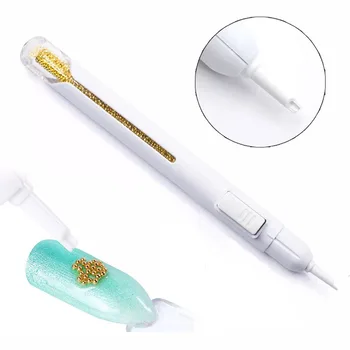 Metal Steel Micro Beads Auto Dotting Pen Fashion Nail Decoration Manicure Tools Automatic Beads Nail Art Tools Bullion Pen
Metal Steel Micro Beads Auto Dotting Pen Fashion Nail Decoration Manicure Tools Automatic Beads Nail Art Tools Bullion Pen