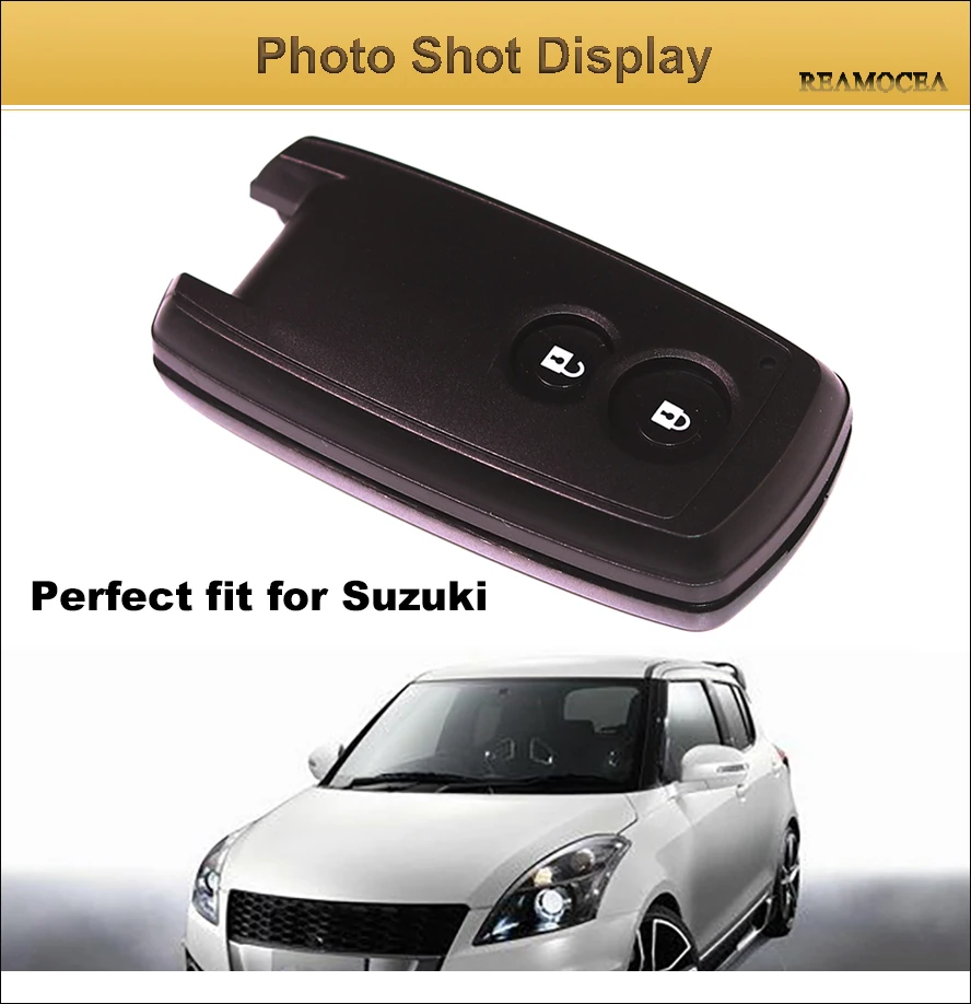 Reamocea 2 Button ABS Remote Key Case Shell Cover Fob For Suzuki SX4 2006 - 2010 For Swift XL-7 For Suzuki Grand Vitara 2012 (13)