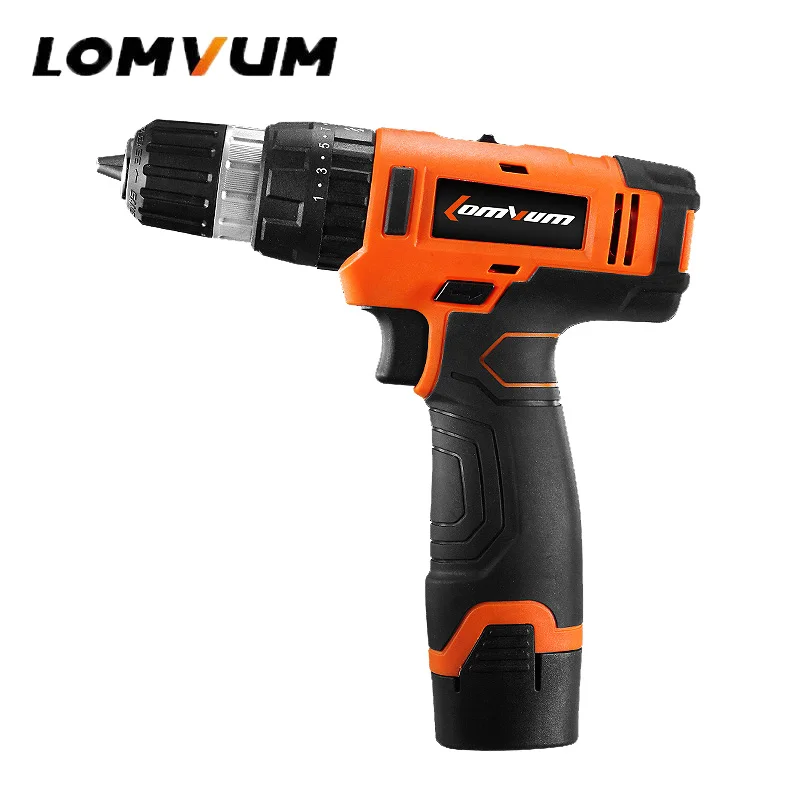 LOMVUM 12/16/24V Impact Drill Mini Cordless Electric Drill Screwdriver Drills 2 Lithium Battery Screw Rotary Power Tool Wireless
LOMVUM 12/16/24V Impact Drill Mini Cordless Electric Drill Screwdriver Drills 2 Lithium Battery Screw Rotary Power Tool Wireless