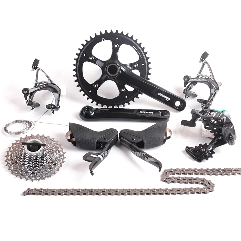 SRAM FORCE 1 Road Bike Groupset 11s 1x11 Speed APEX 1 S350 Cranket 44T 11-32T FORCE 1 Brake Shifter Lever Rear Derailleur
SRAM FORCE 1 Road Bike Groupset 11s 1x11 Speed APEX 1 S350 Cranket 44T 11-32T FORCE 1 Brake Shifter Lever Rear Derailleur