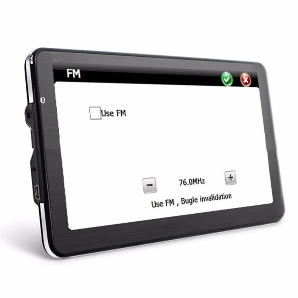 Image NEW 7 inch HD Car GPS Navigation TFT LCD Touch screen FM Transmitter 4GB Vehicle Truck GPS navigator Europe America free maps