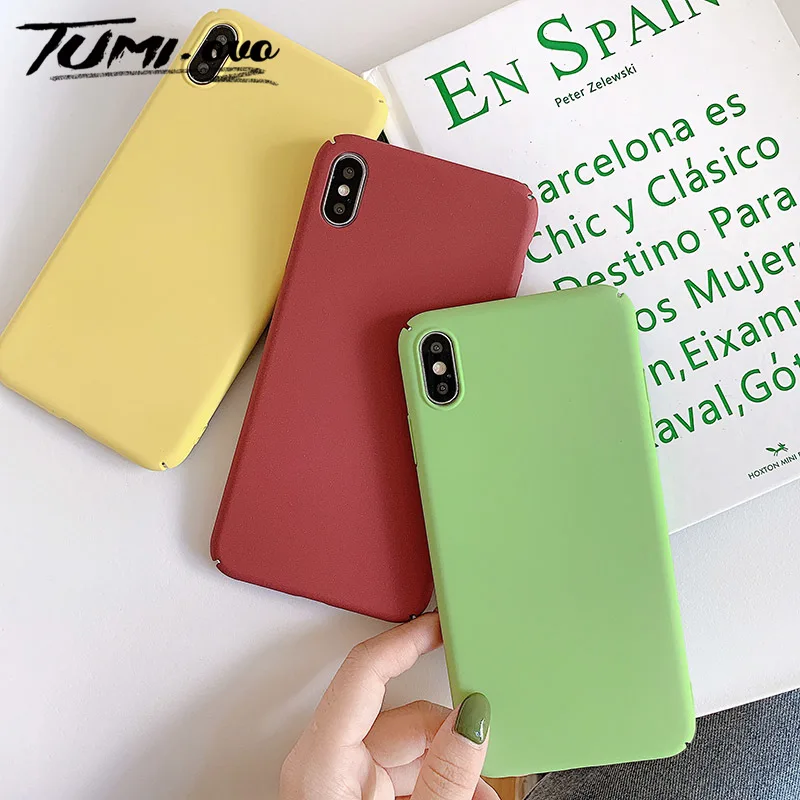 Ultra Thin Matte Candy Green Color Case For iPhone 6 6S 7 8 Plus Cover Protect for iPhone X XR Xs Max Hard Plastic Simple Cases
Ultra Thin Matte Candy Green Color Case For iPhone 6 6S 7 8 Plus Cover Protect for iPhone X XR Xs Max Hard Plastic Simple Cases