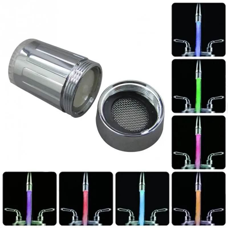Romantic 7 Color Change LED Light Faucets Outdoor Temperature Sensor Faucet Tap Head Glow Water Home Bathroom Accessories#735
Romantic 7 Color Change LED Light Faucets Outdoor Temperature Sensor Faucet Tap Head Glow Water Home Bathroom Accessories#735
