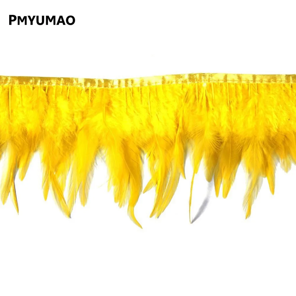 Free shipping 50cm/lot Yellow color Chicken Feathers Trim Fringe Ribbon plume Plumages rooster tail feather For DIY Decoration
Free shipping 50cm/lot Yellow color Chicken Feathers Trim Fringe Ribbon plume Plumages rooster tail feather For DIY Decoration
