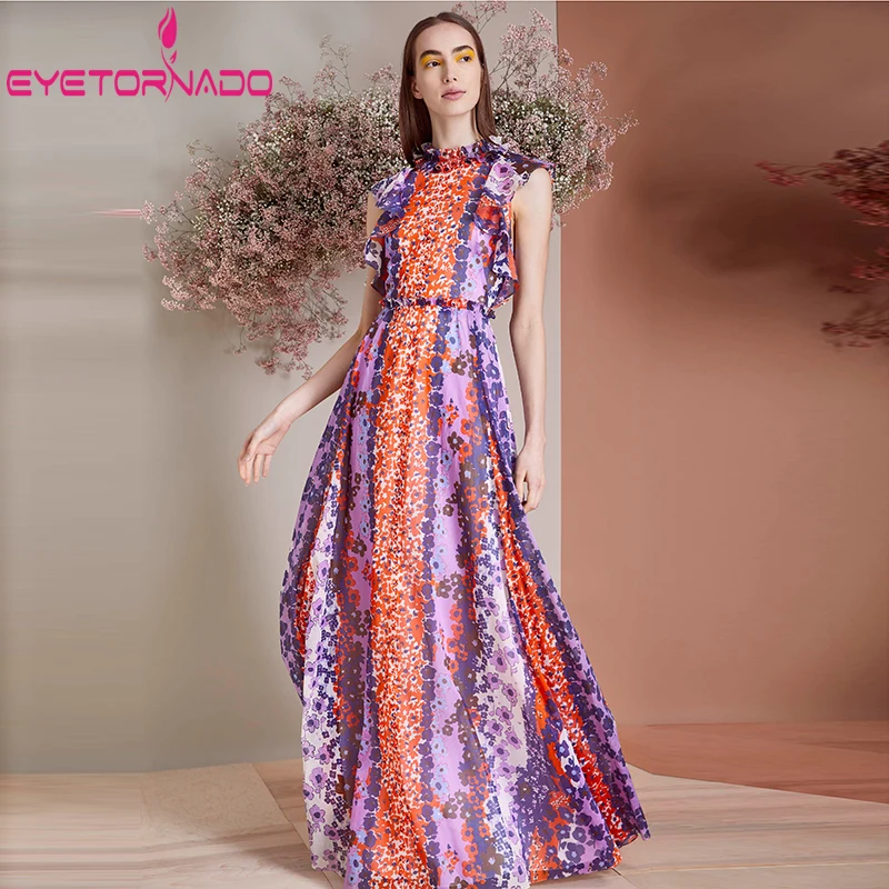 Women Runway Long Dress Summer Floral Print Butterfly Sleeve Casual Beach Bohemian Dress Slim Vintage Party Maxi SunDresses
Women Runway Long Dress Summer Floral Print Butterfly Sleeve Casual Beach Bohemian Dress Slim Vintage Party Maxi SunDresses