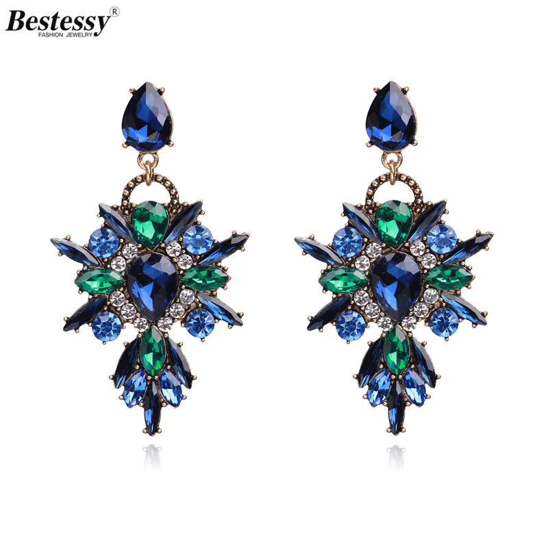 Bestessy Wedding Bridal Statement Crystal Earrings Women Purple 10 Colors Rhinestone Drop Dangle Earrings Brincos Femme Bijoux
Bestessy Wedding Bridal Statement Crystal Earrings Women Purple 10 Colors Rhinestone Drop Dangle Earrings Brincos Femme Bijoux