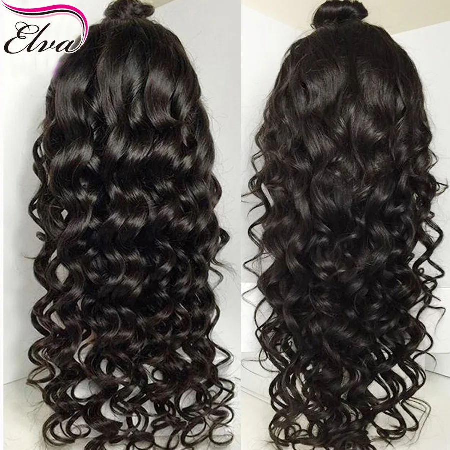 Cheap Human Hair Lace Front Wigs With Baby Hair Virgin Human Hair Lace Front Wigs Black Women Unprocessed lonL Human Hair Wigs