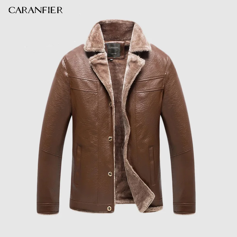 CARANFIER 2019 Faux Fur Collar Men Faux Leather Jackets Winter Thicken Coat Jaqueta De Couro Chaqueta PU Leather Jacket M-3XL
CARANFIER 2019 Faux Fur Collar Men Faux Leather Jackets Winter Thicken Coat Jaqueta De Couro Chaqueta PU Leather Jacket M-3XL