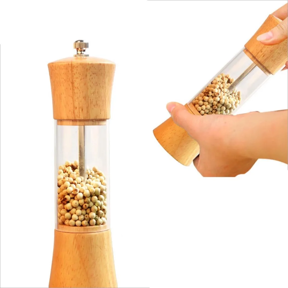Wood Manual Salt Pepper Spice Salt Mill Shaker Grinder Manual Muller Kitchen Tool Grinding For Cooking Restaurants Drop Shipping
Wood Manual Salt Pepper Spice Salt Mill Shaker Grinder Manual Muller Kitchen Tool Grinding For Cooking Restaurants Drop Shipping